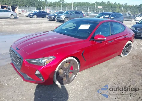 2019 Genesis G70 3.3T Dynamic из США, поврежденный, VIN KMTG34LE0KU012148